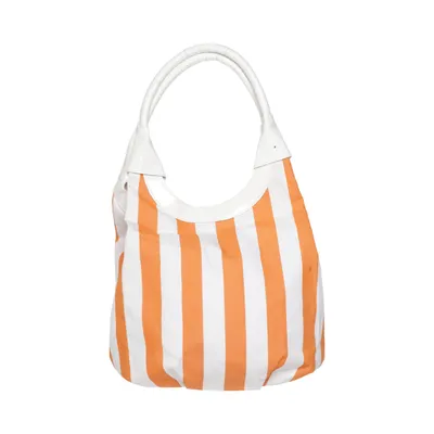 Strandtaske (Orange, Hvid)