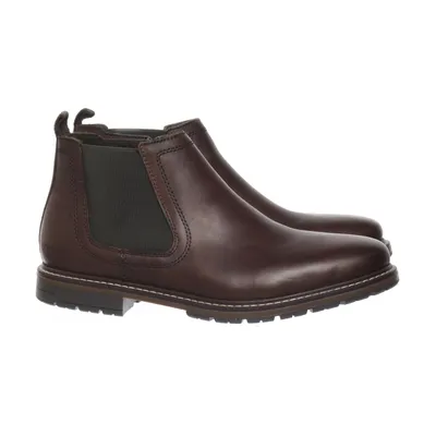 Ankle boots (Brown) from Rieker Antistress Leather
