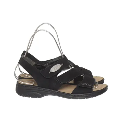 Sandalen (Zwart) van Rieker Leer