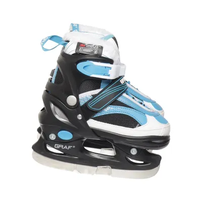 Patins à glace (Noir, Bleu, Blanc) de Graf