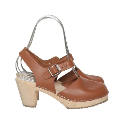Sabots (Marron) de Calmare Skoindustri Cuir