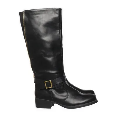 Boots (Black, Gold) from Vox Shoes