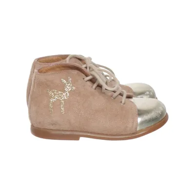 Ankle boots (Beige, Silver) from Pom d'Api