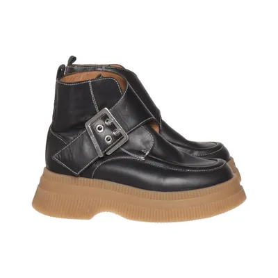 Ankle boots (Black, Beige) from Ganni