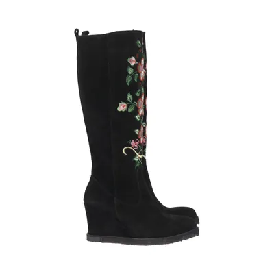 Boots (Black, Multicolored) from Angulus Leather