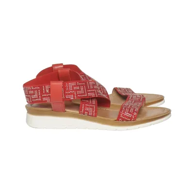 Sandals (Red) from Sabatini Leather