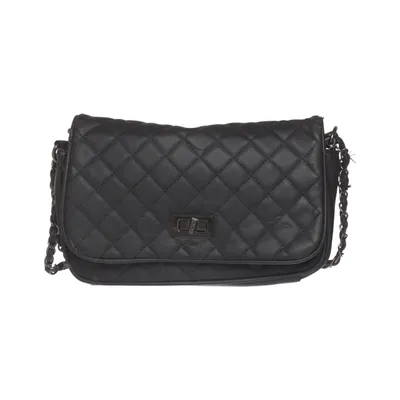Shoulder-bag (Black) from Accessories by KappAhl Cotton, Polyester, Polyurethane
