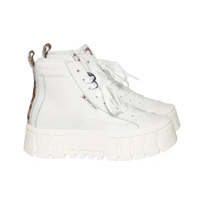 Schnürstiefel (Tjw Vulc Flatform Leopard) von Tommy Hilfiger Jeans Leder