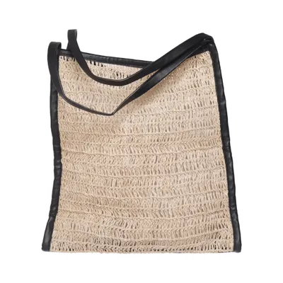 Strandtaske (Beige, Sort)