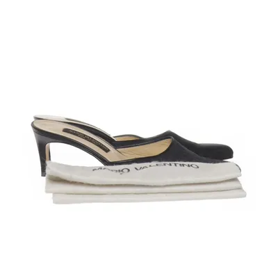 Mules (Noir) de Mario Valentino Cuir