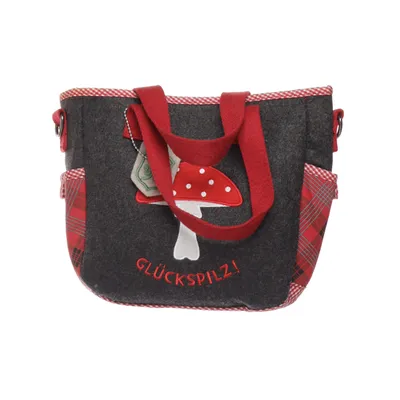 Handtas (Grijs, Rood, Meerkleurig) van Adelheid Katoen, Polyester