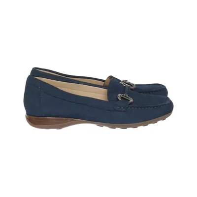 Loafers (Blauw) van Geox Suède