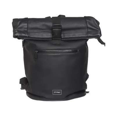Backpack (Black) from Spiral Polyester, Polyurethane