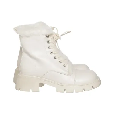 Bottes à lacets (Beige) de Sheln