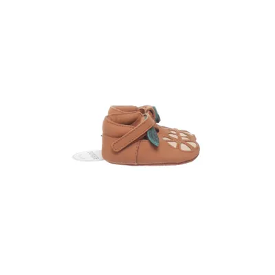 Baby slofjes (Bruin) van Donsje Leer