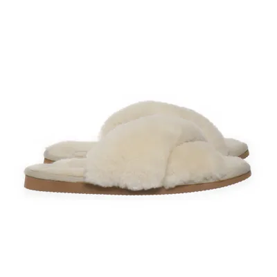 Tofflor (Vit) från Shepherd Skinn