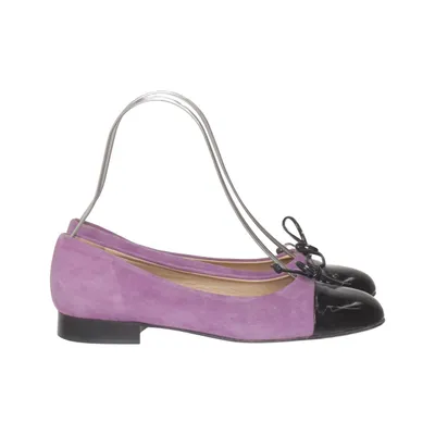 Ballerines (Violet, Noir) de Giusti Cuir