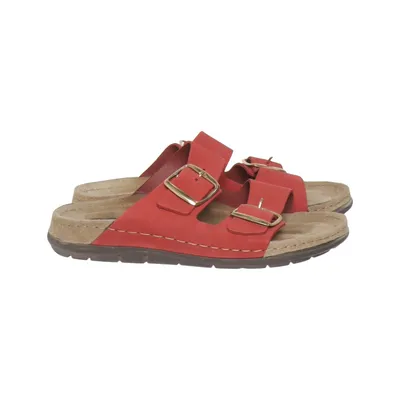 Mules (Rouge) de Rohde Cuir