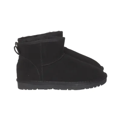 Enkellaarzen (Zwart) van Up2Fashion Leer