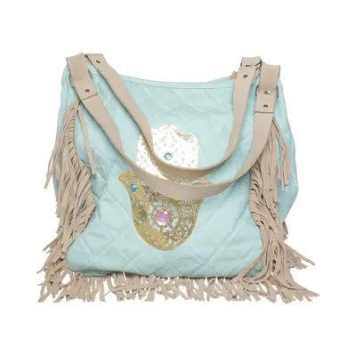 Sac à bandoulière (Bleu, Beige, Or) de Manoush