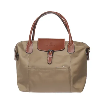 Sac à main (Beige, Marron) de Hexagona
