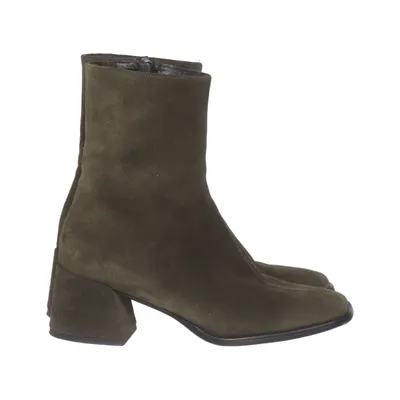Heeled boots (Green) from Bukela Leather
