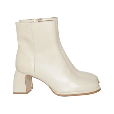 Heeled boots (Beige) from Minelli Leather