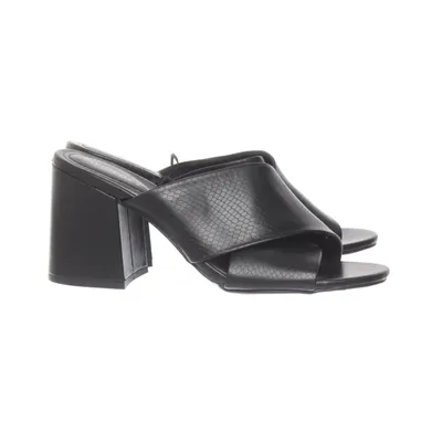 Mules (Black) from Divided by H&M Faux leather