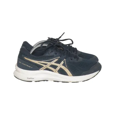 Running shoes (Blue, Gold, White) from Asics Faux leather