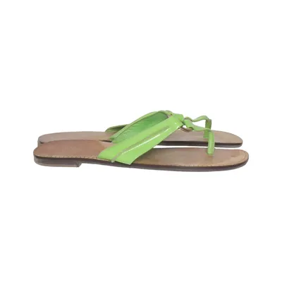 Flip-flops (Green, Brown) from Lilly Pulitzer Leather