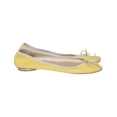 Ballerina's (Geel) van Massimo Dutti Leer