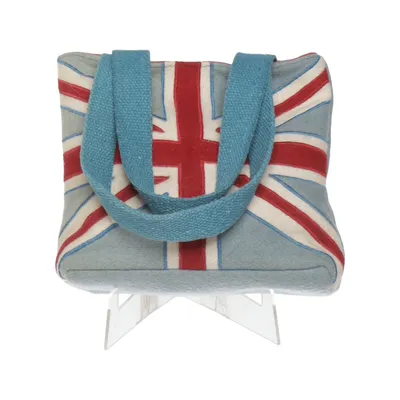 Sac en toile (Bleu, Rouge, Blanc) de Past Times Coton, Polyamide, Laine