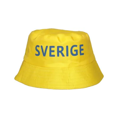 Bucket hat (Yellow, Blue) from Sverige Polyester