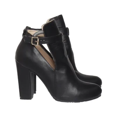 Bottes à talons (Noir) de Pedag Cuir