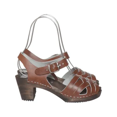 Clogs (Brown) from Swedish Clogs Leather