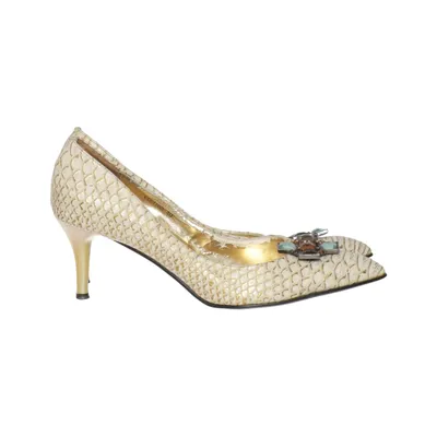 Pumper (Beige, Guld) fra Mimic:Copenhagen