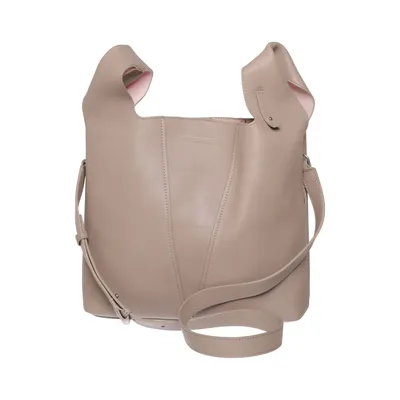 Shoulder-bag (Beige, Pink) from Les Visionnaires Leather
