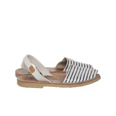 Sandales (Blanc, Bleu) de Castell Cuir