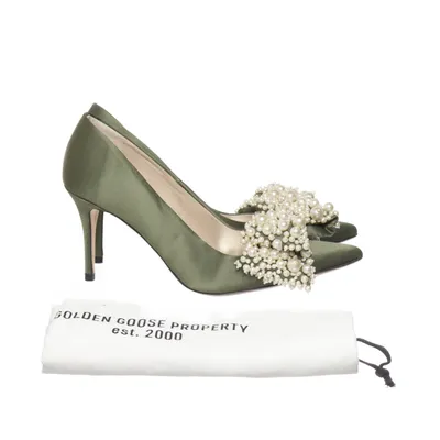 Pumps (Grön) från Custommade