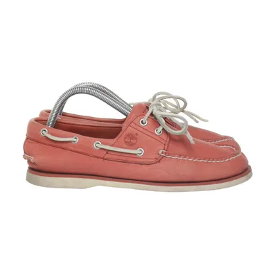 Boat shoes (Pink) from Timberland Leather