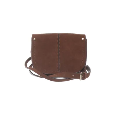 Skuldertaske (Brun) fra Zara Basic Collection Læder