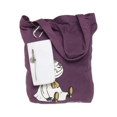 Tygpåse (Lila, Flerfärgad) från Moomin