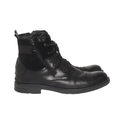 Bottes à lacets (Noir) de Lee Cooper Cuir