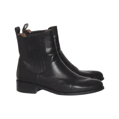 Chelsea boots (Zwart) van Isabel Bernard Leer
