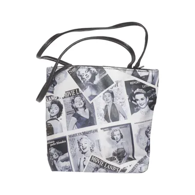 Handbag (Black, White)