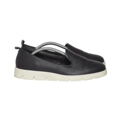 Chaussures d'été en toile (Noir) de Ecco Cuir