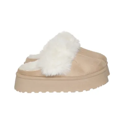 Slippers (Beige, White) from Graceland