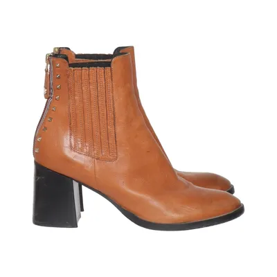 Heeled boots (Brown) from Elvio Zanon
