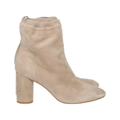 Bottes à talons (Beige) de Henry Kole