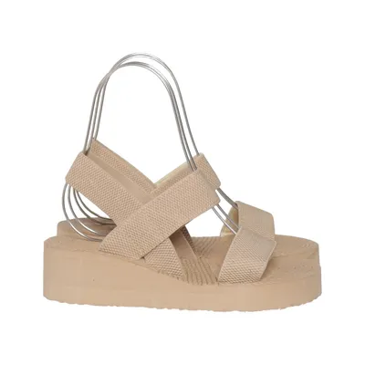 Chaussure compensées (Beige)